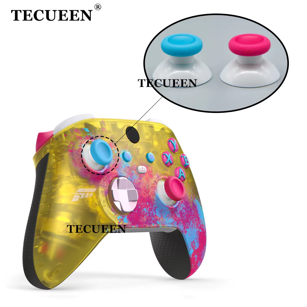 2 pièces pour contrôleur Xbox série X S poignées de pouce 3D Rocker capuchons de Joystick analogiques couvercle de manettes pour Forza Horizon 5