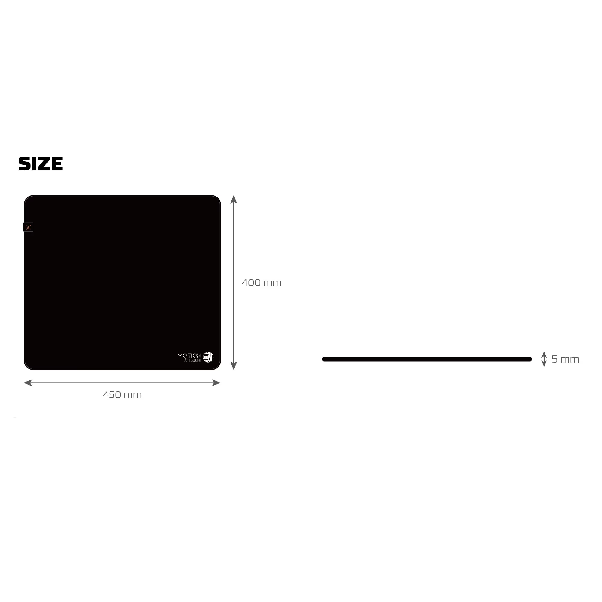FANTECH MONTION PAD MMT451 tapis de souris de jeu 400x450x5mm contrôle neutre