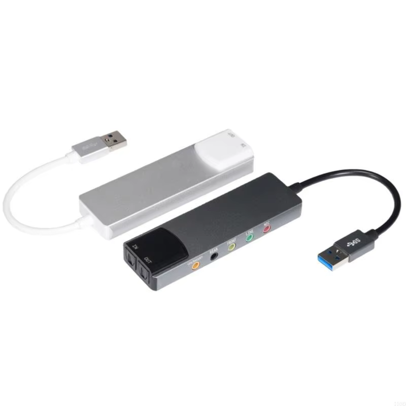 Carte son externe USB avec entrées microphones