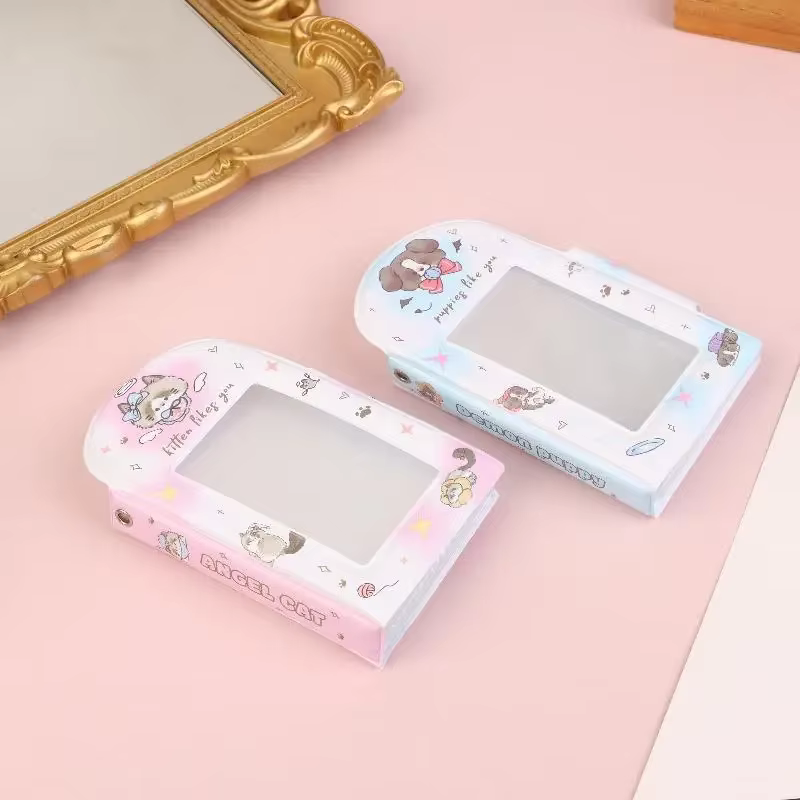 28 Card Slots Photo Card Binder 3-inch Kpop Photo Card Photo Album Postcard Photocards Holder Cardalbum For Photographs