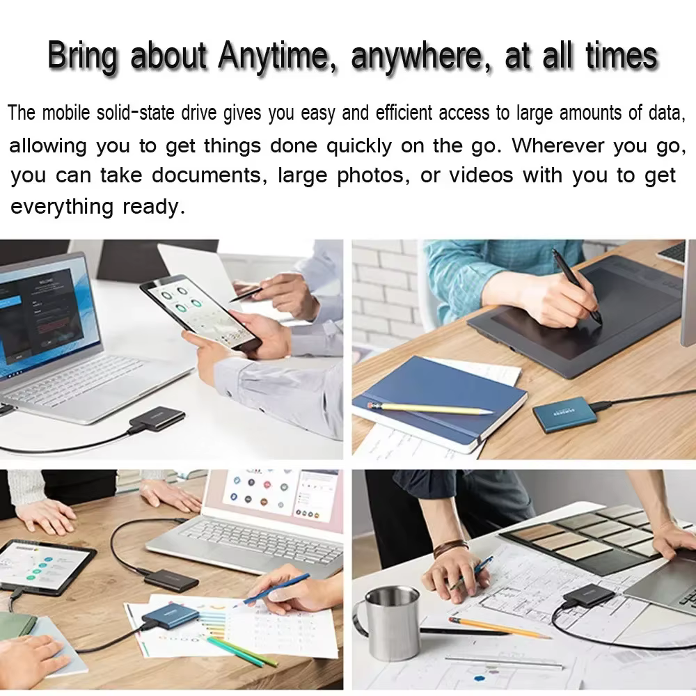 Disque SSD externe Portable 1 to/2 to