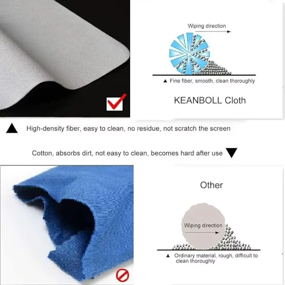 Chiffon de nettoyage en microfibre