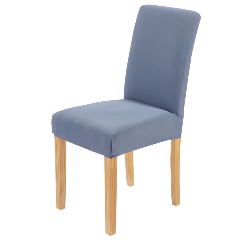Housse De Chaise élastique De couleur unie, pour salle à manger, cuisine, mariage, hôtel, Banquet, Restaurant, housse De siège Anti-salissure