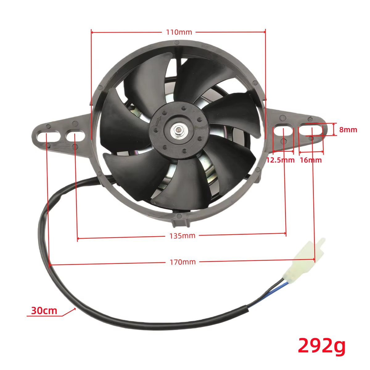 Ventilateur de refroidissement 12V pour moto, refroidisseur d'huile, radiateur électrique pour KTM ATV Honda Yamaha Kawasaki Suzuki, accessoires de motocross