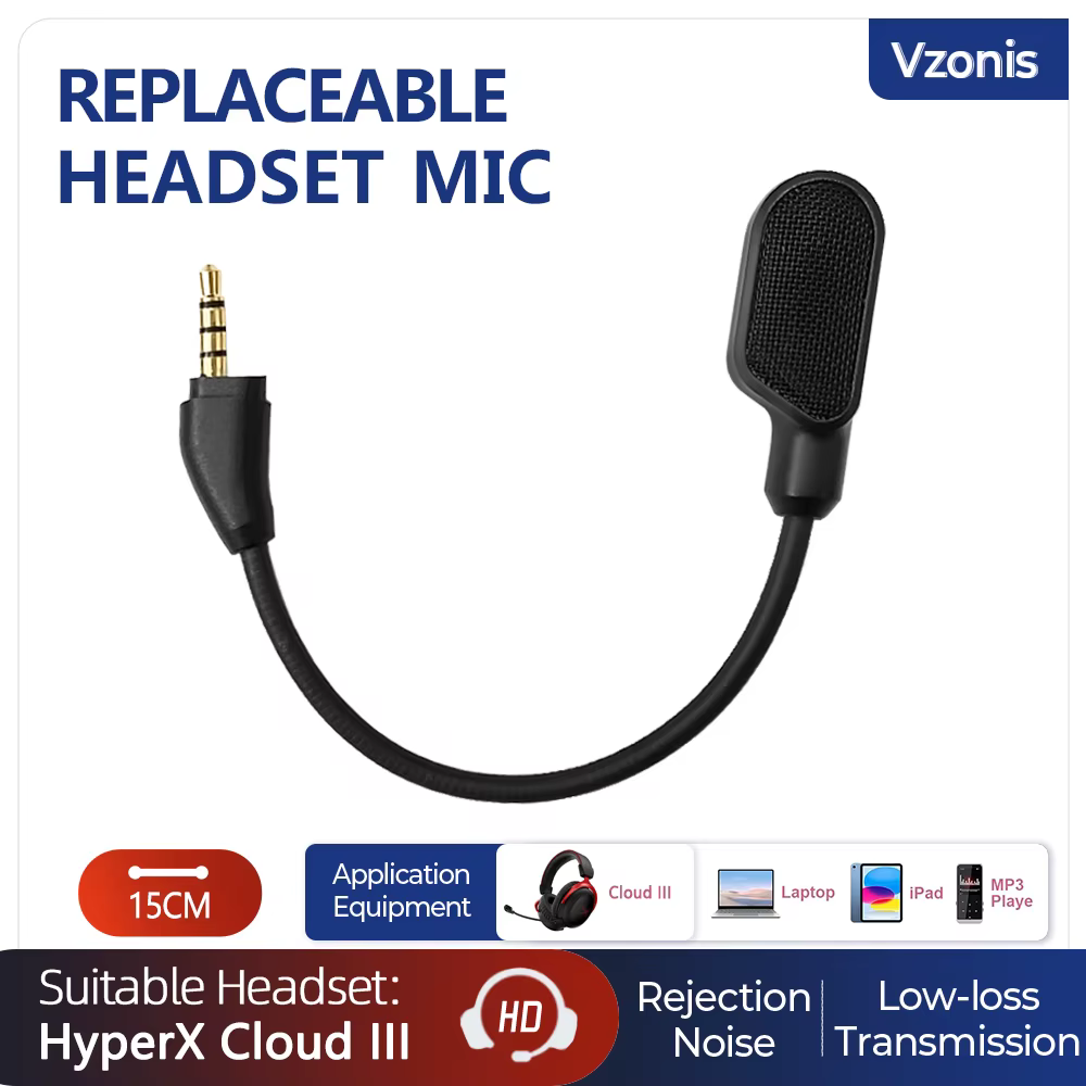 Casque de jeu HyperX Cloud III avec microphone détachable 3