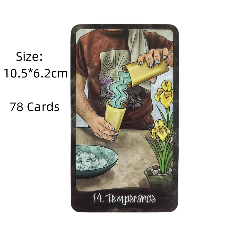 Out Of Hand Tarot Deck, jeu de 78 cartes de tarot, jeu de divination artistique unique, jeu de tarot complet en anglais, mystérieux