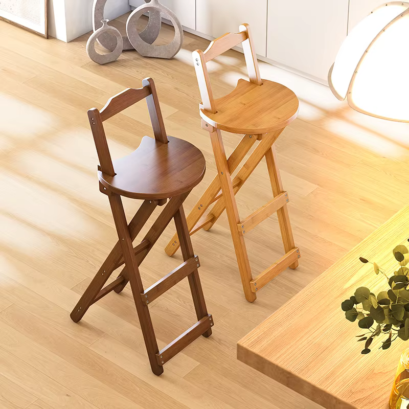 Petite chaise de salle à manger en bambou, tabouret d'art pliable, chaise de Bar multifonctionnelle, Simple et Stable, tabouret haut