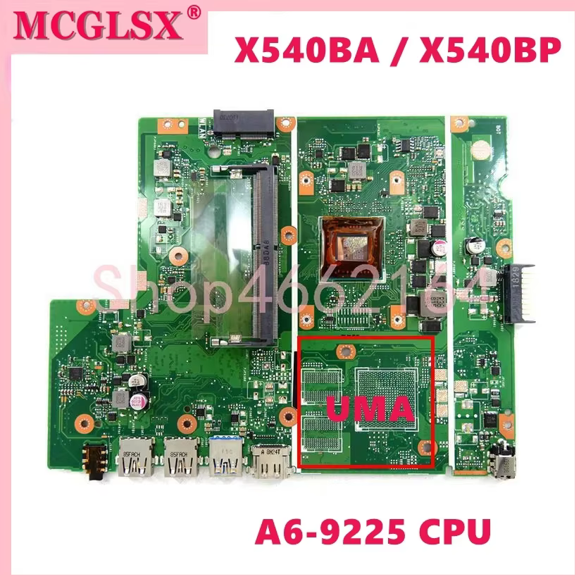Carte mère X540BA pour ordinateur portable ASUS X540BP