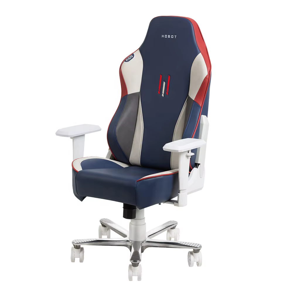 Chaise d'étude ergonomique en métal pour enfants avec réglage en hauteur et roulettes pour la maison