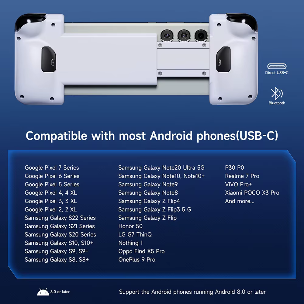 Manette de jeu mobile EasySMX M05 Type C compatible avec les téléphones Android