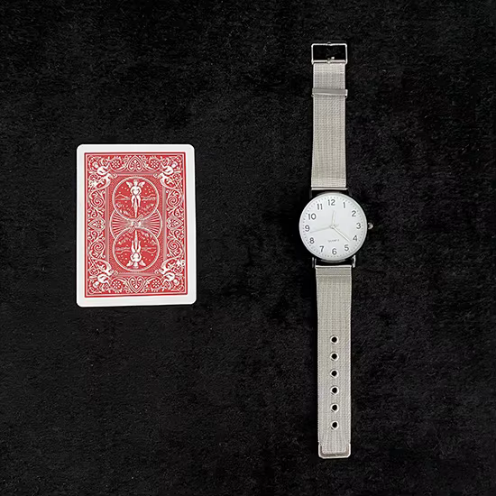 DELURecruitment ÜCH THIS Magic Tricks, Playing Card, Change Card for Watch, Close Up Street Icidal sion, Gimmick, Mentalism Puzzle Toy