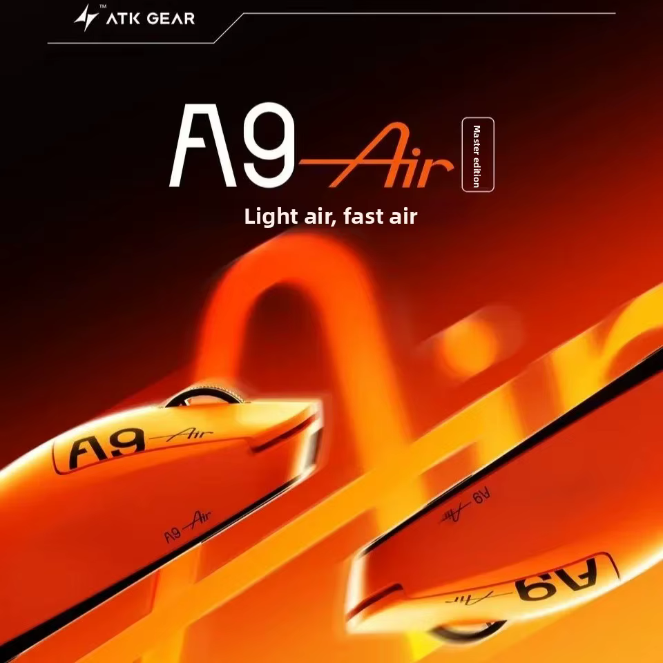 Nouveau ATK A9 Air Ultimate souris de jeu sans fil Bluetooth léger PAW3950 Ultra double 8K Esports