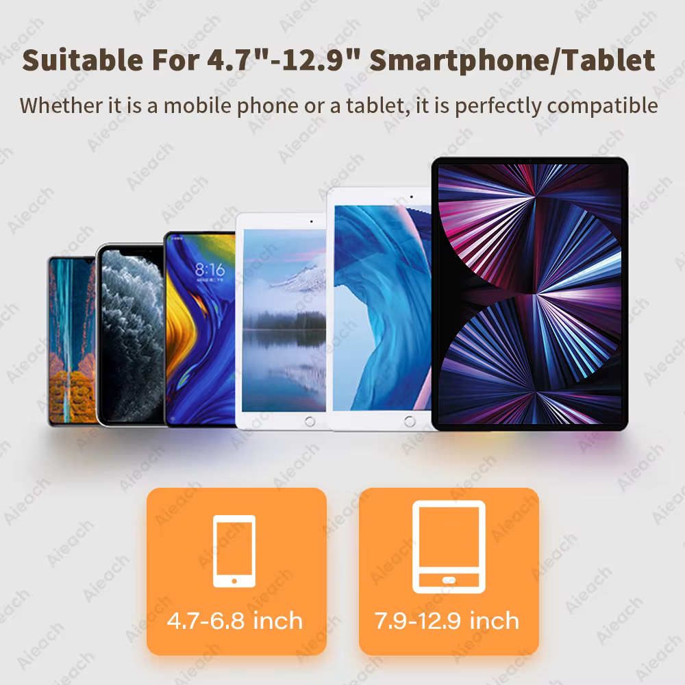 Support de moniteur portable et support de tablette réglable
