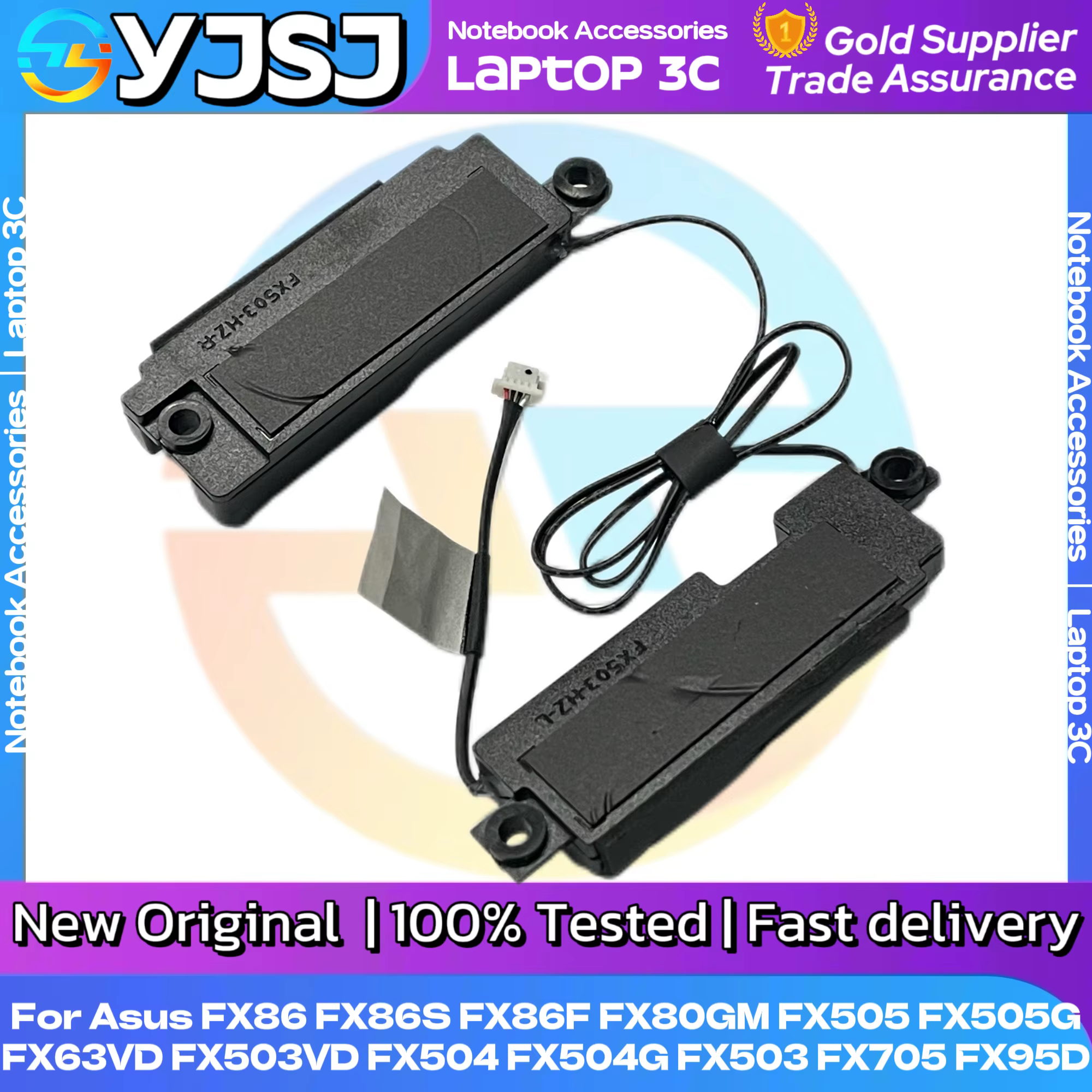 Ensemble de haut-parleurs pour ordinateur portable ASUS TUF Gaming FX504 FX505 FX80 FX86 FX504GD FX505GE FX505GM