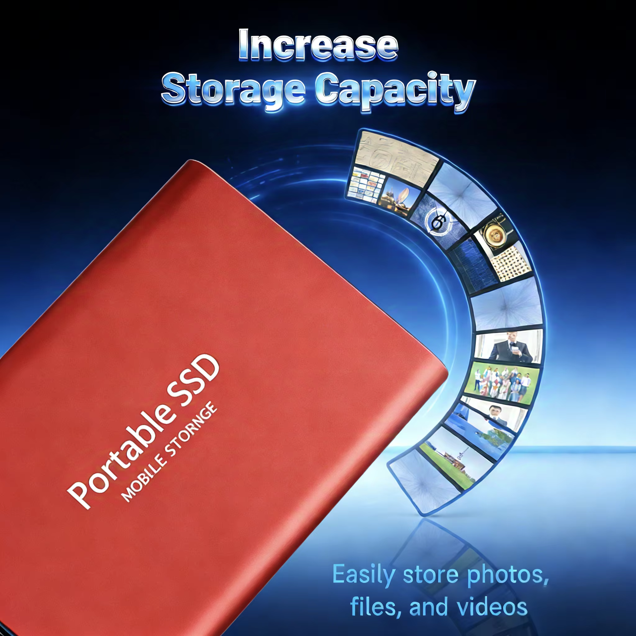 SSD portable 2 To, disque SSD haute vitesse 128 To