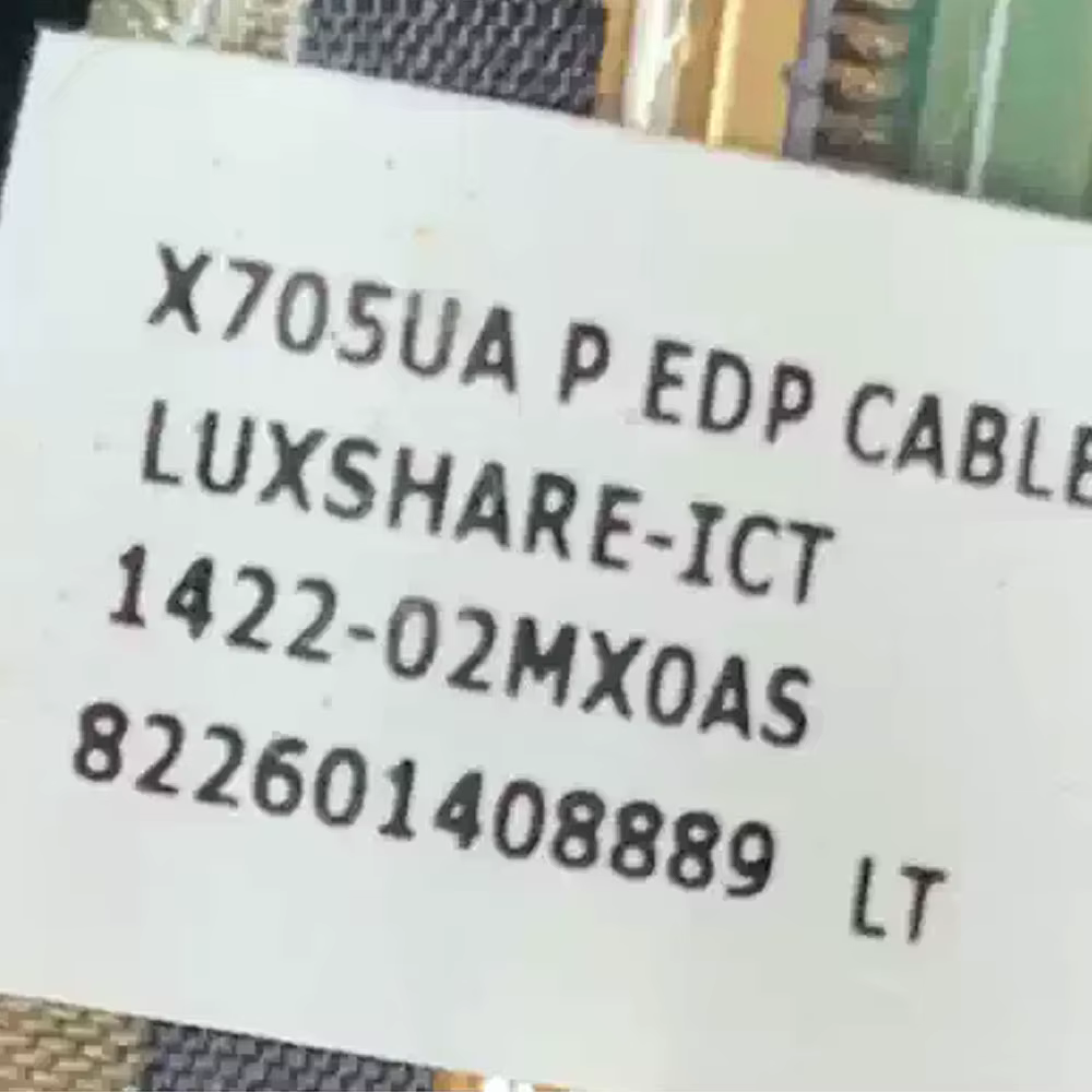 Câble flexible d'écran vidéo LCD LED pour ordinateur portable ASUS VivoBook 17 X705U X705UA X705M X705Q N705U R702U R702Q OEM