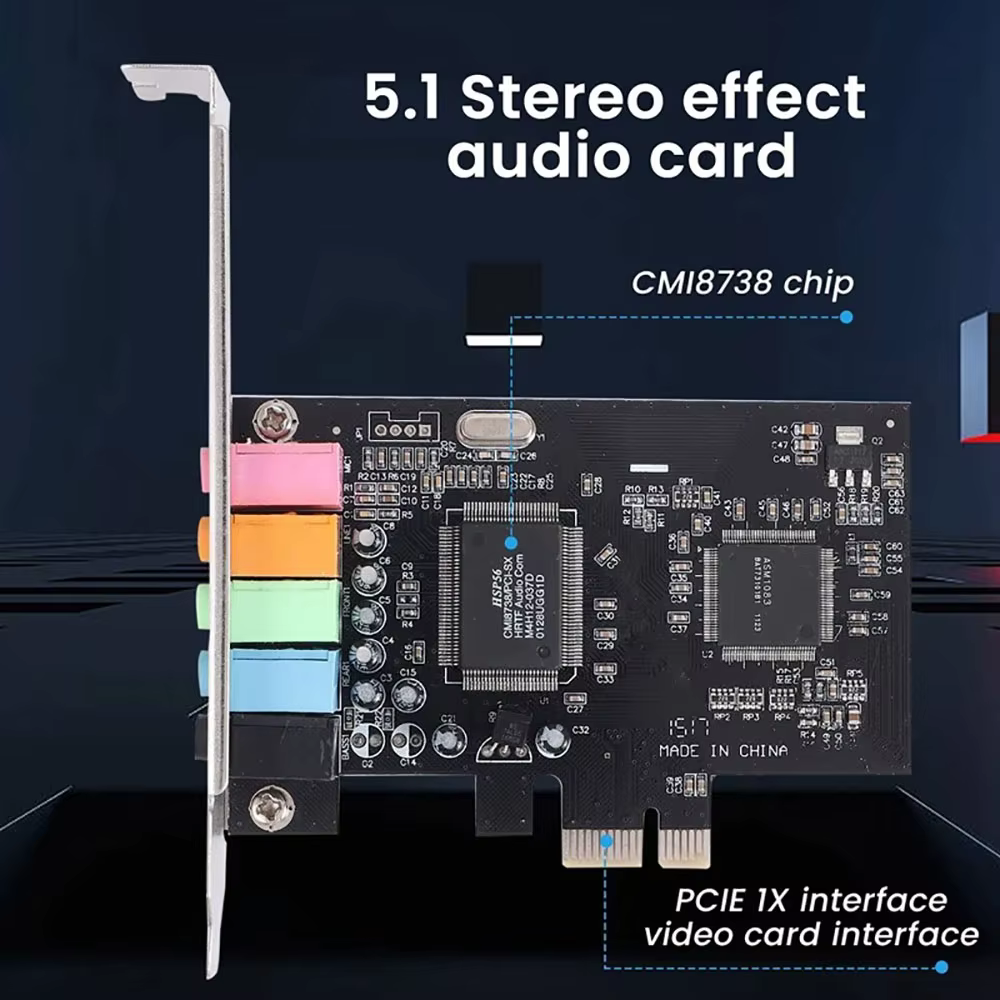 Carte son Pcie 5.1 PCI Express