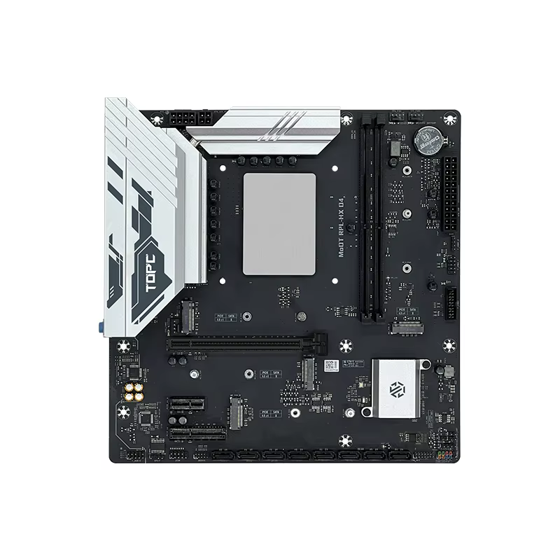 Carte mère MATX Intel i9 14900HX i7 14700HX TOPC PCIe 5.0 4M.2 8SATA 2.5G LAN USB4 DDR4 DDR5 NAS