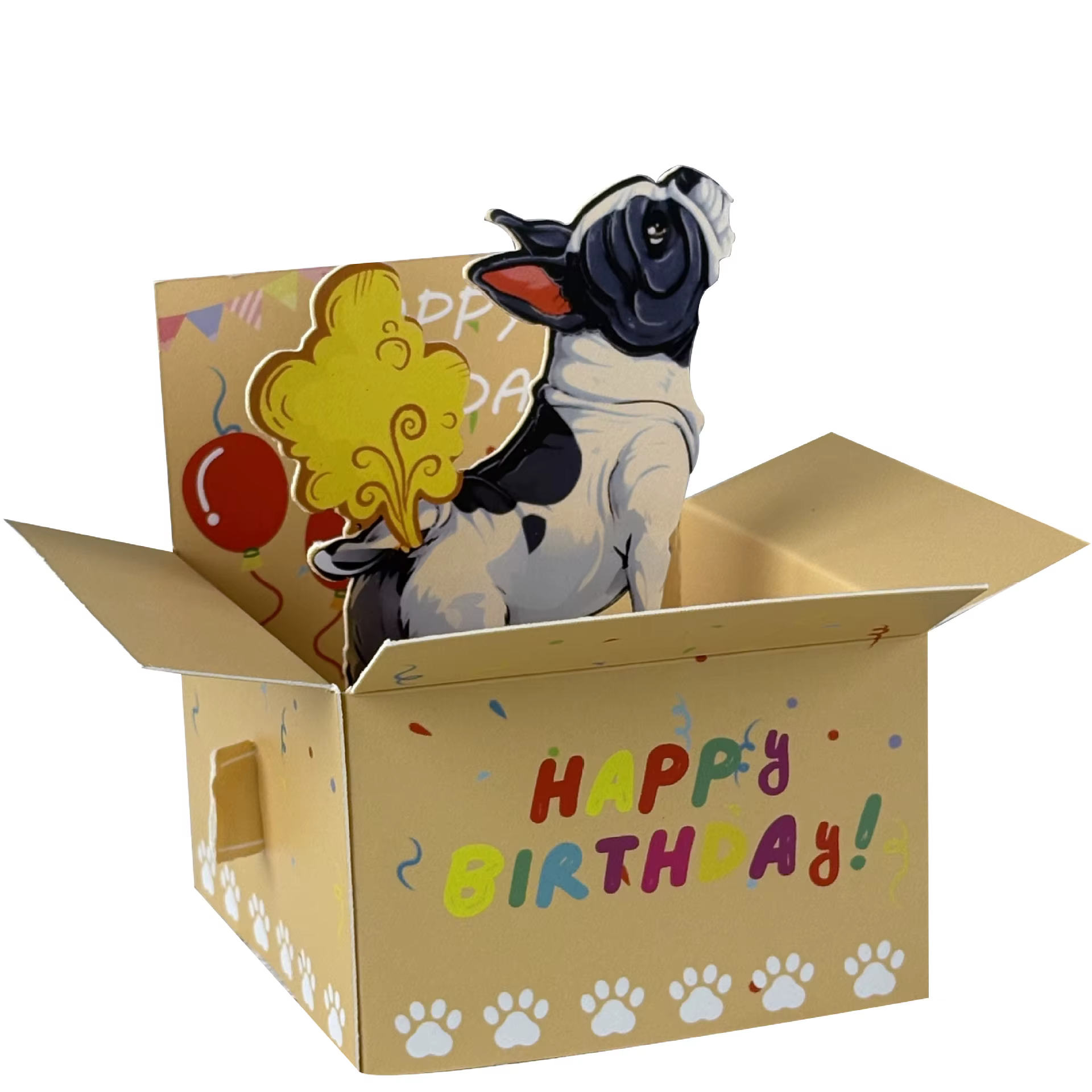 1PC Carte d'anniversaire pop-up amusante et originale, décoration de bureau hilarante pour les fêtes, le bureau ou la maison