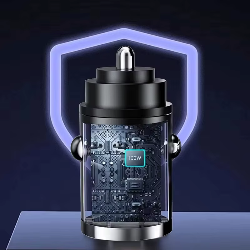 100W chargeur de voiture USB charge rapide pour IPhone QC3.0 Mini PD USB Type C