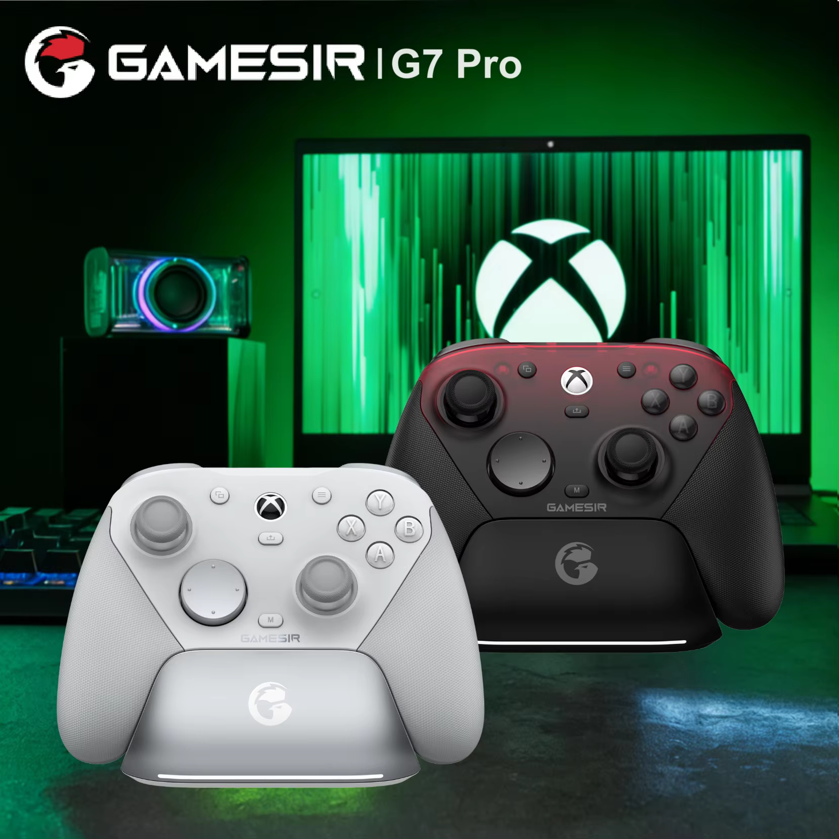 Manette de jeu filaire GameSir G7 Pro avec station de charge pour Xbox Series X S