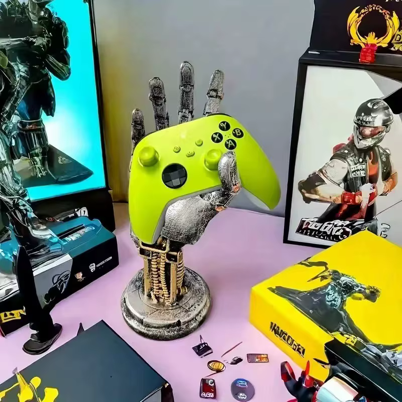 Support de manette de jeu Cyberpunk 3D | Organisateur de bureau multifonctionnel
