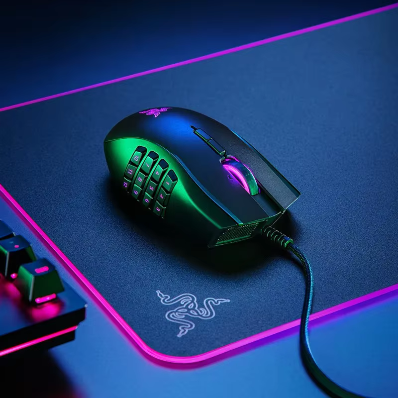 Souris de jeu ergonomique Razer Naga pour gaucher avec 12 boutons de pouce programmables - 8