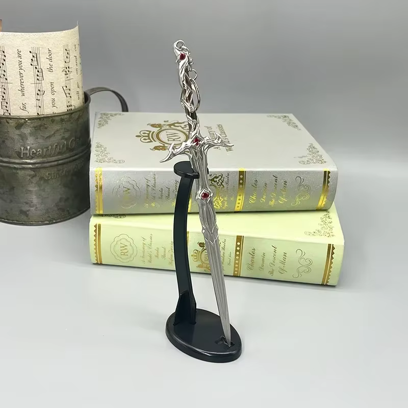 Épée longue Githyanki 22 cm Baldur's Gate 3 Périphériques de jeu Arme en métal Modèle 1: 6 Équipement de poupée