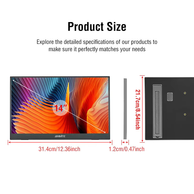 Moniteur de jeu Portable 14 pouces
