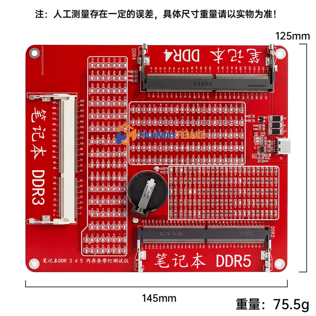 Testeur de mémoire RAM pour ordinateur portable DDR3 DDR4 DDR5