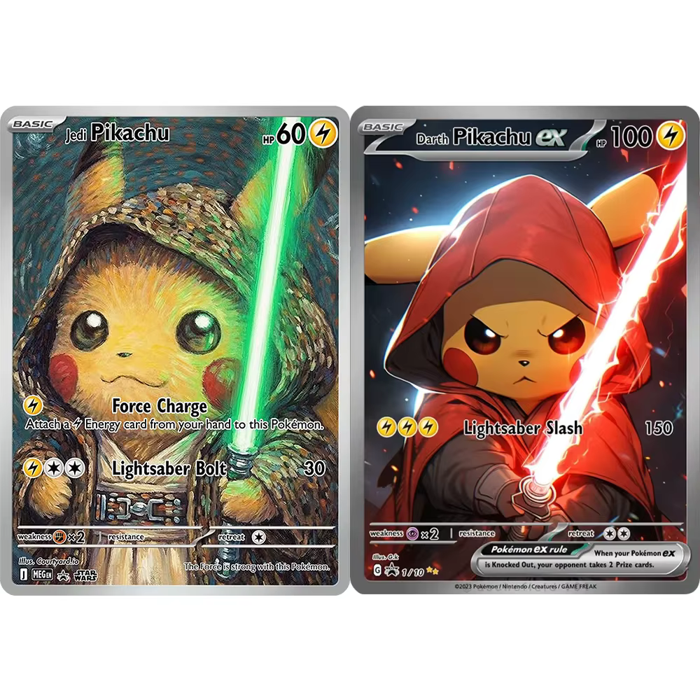 Cartes PKM PTCG, ensemble de cartes personnalisées, série Pokémon Pikachu, jeu de collection, cartes à collectionner d'anime, cartes DIY en feuille d'aluminium