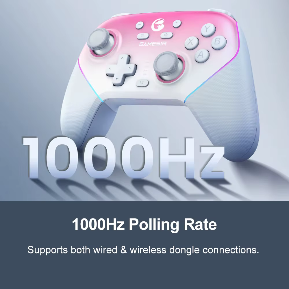 Gamesir Super Nova contrôleur de jeu manette de jeu Bluetooth sans fil avec bâtons de détection d'effet Hall pour Nintendo Switch 1 et 2 PC IOS