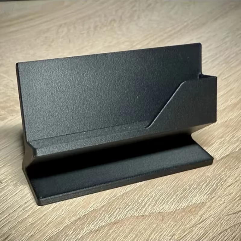 Porte-cartes de visite minimaliste en plastique, organisateur de bureau pour ranger et présenter vos cartes, adapté à toutes les tailles, 1 pièce