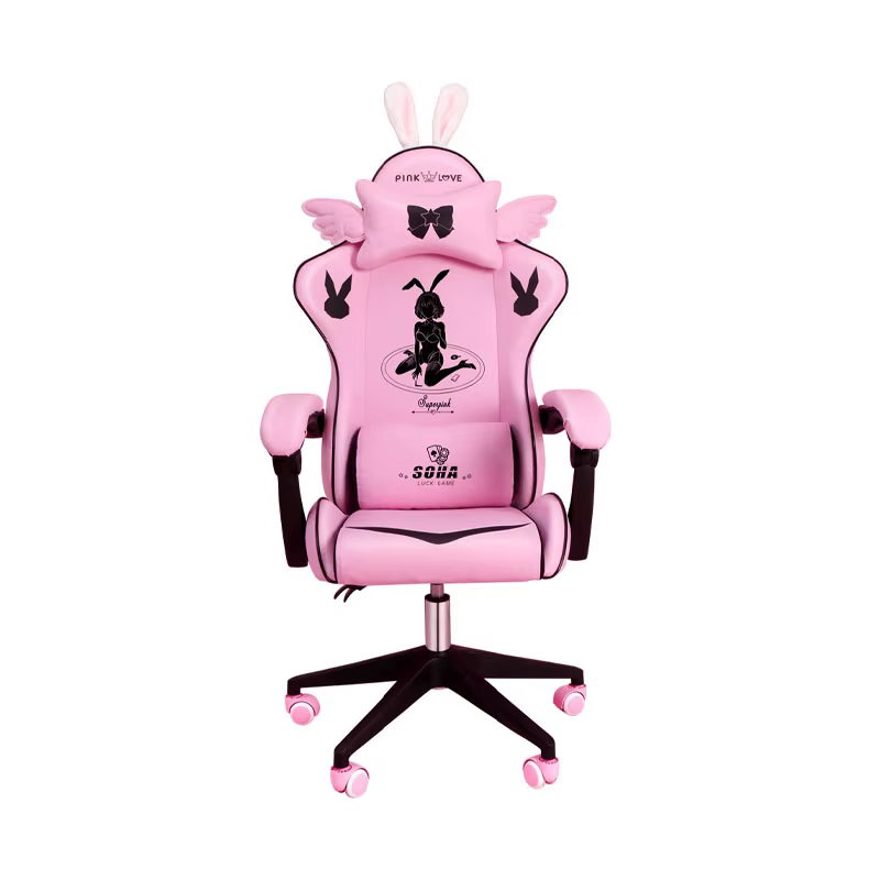 Chaise de jeu rose de haute qualité pour filles