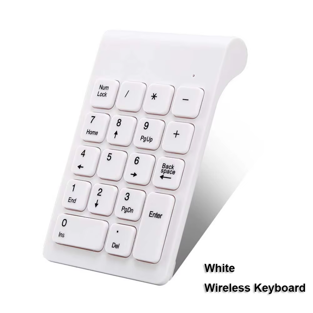 2.4G Portable sans fil USB 18 touches pavé numérique clavier