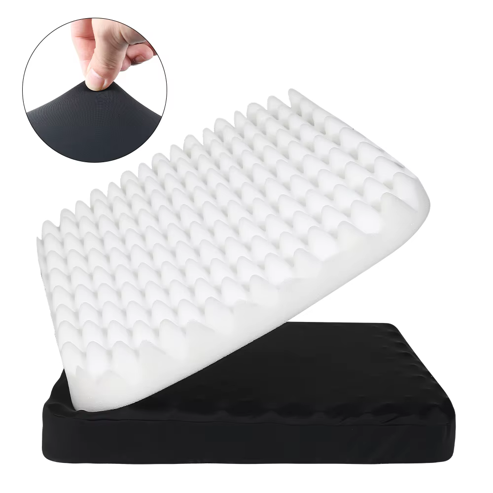 Coussin rafraîchissant, soulage la pression sur les fesses, tissu rafraîchissant qui abaisse efficacement la température, coussin de siège de chaise, fauteuil roulant