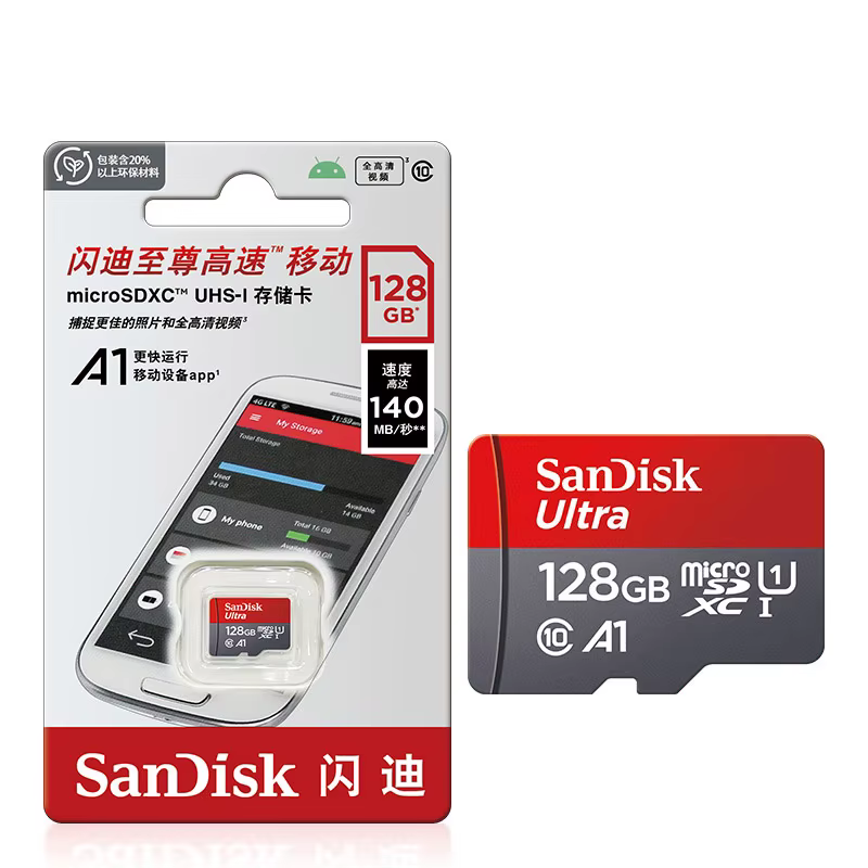 Sandisk-Carte mémoire originale 256 Go 128 Go 64 Go 32 Go TF carte micro sd classe 10 UHS-1