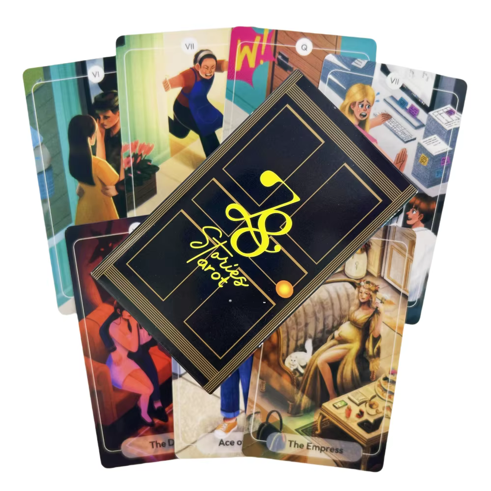 Jeu de cartes de tarot pour oracle anglais Visions, 78 cartes, A78 Deck, Evessor Ination Edition Borad, nouveau