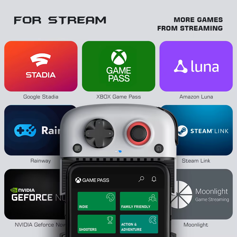 Manette de jeu pour téléphone portable GameSir X3 avec ventilateur de refroidissement pour Cloud Gaming Xbox Game Pass