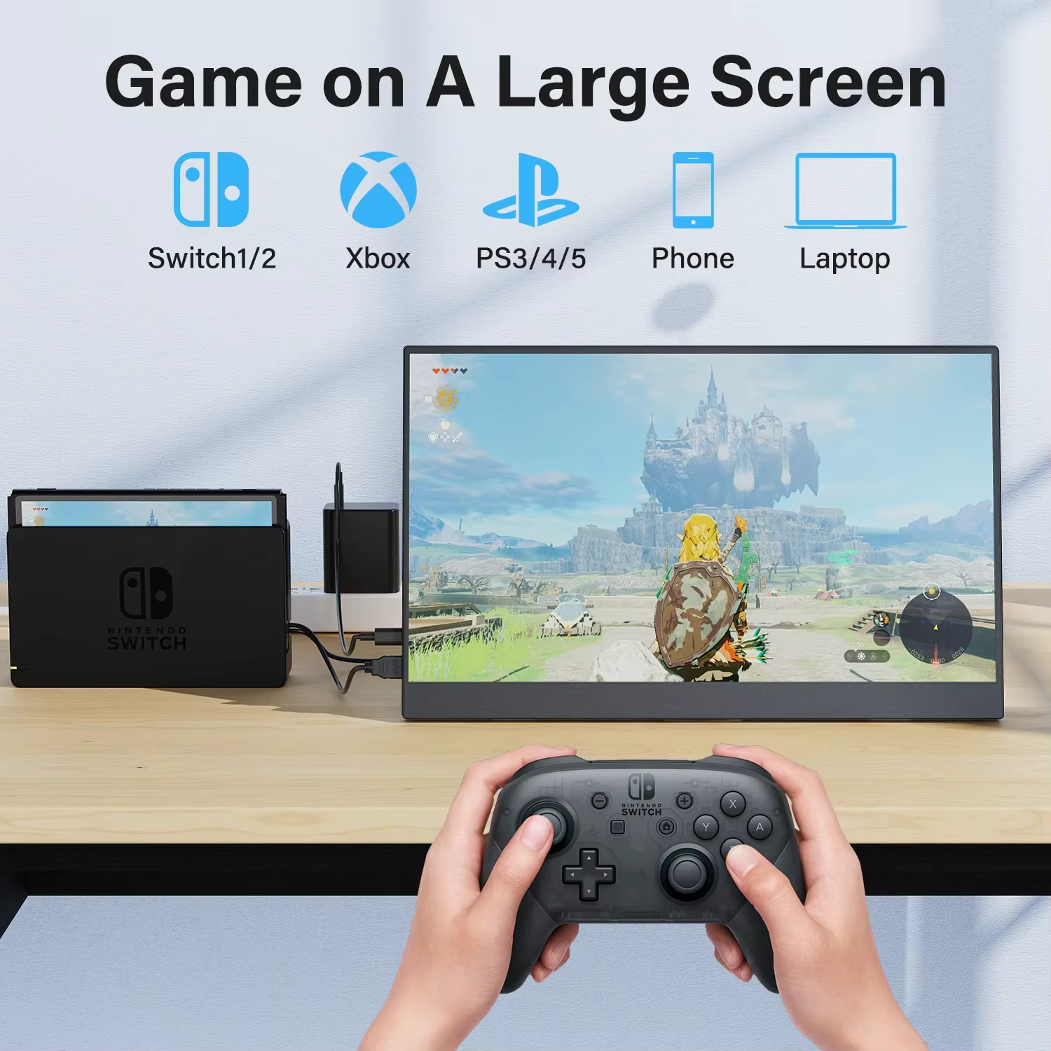 MAFNKOU – moniteur de jeu 16 pouces