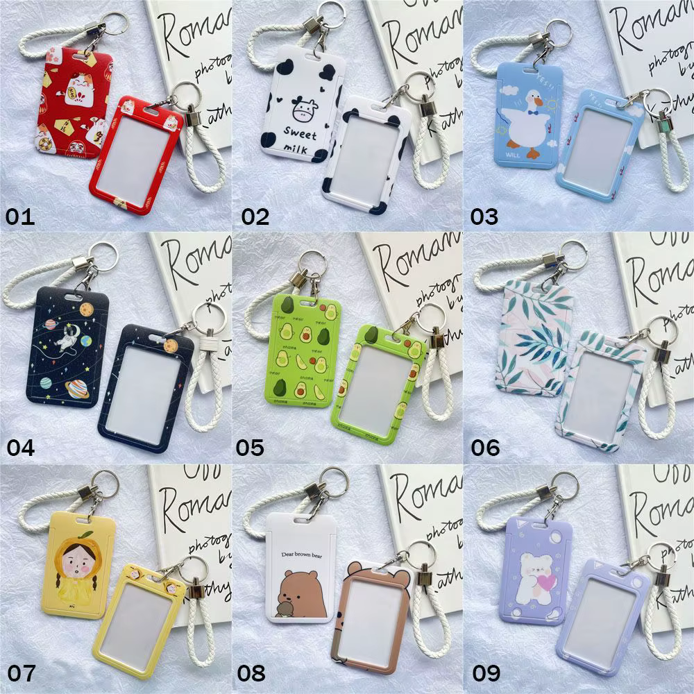 Porte-cartes de visite pour femmes et hommes, joli porte-cartes de crédit, porte-cartes d'identité bancaire, Badge pour enfants, étui pour cartes de Bus