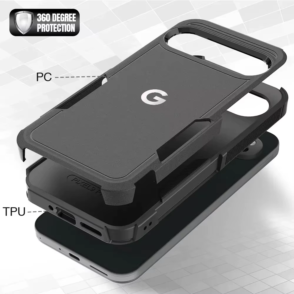 Étui de téléphone militaire 2 en 1 anti-chute OTT Armor pour Google Pixel 10 Pro XL 9 Pro 8 7 A, coque de protection robuste antichoc Funda