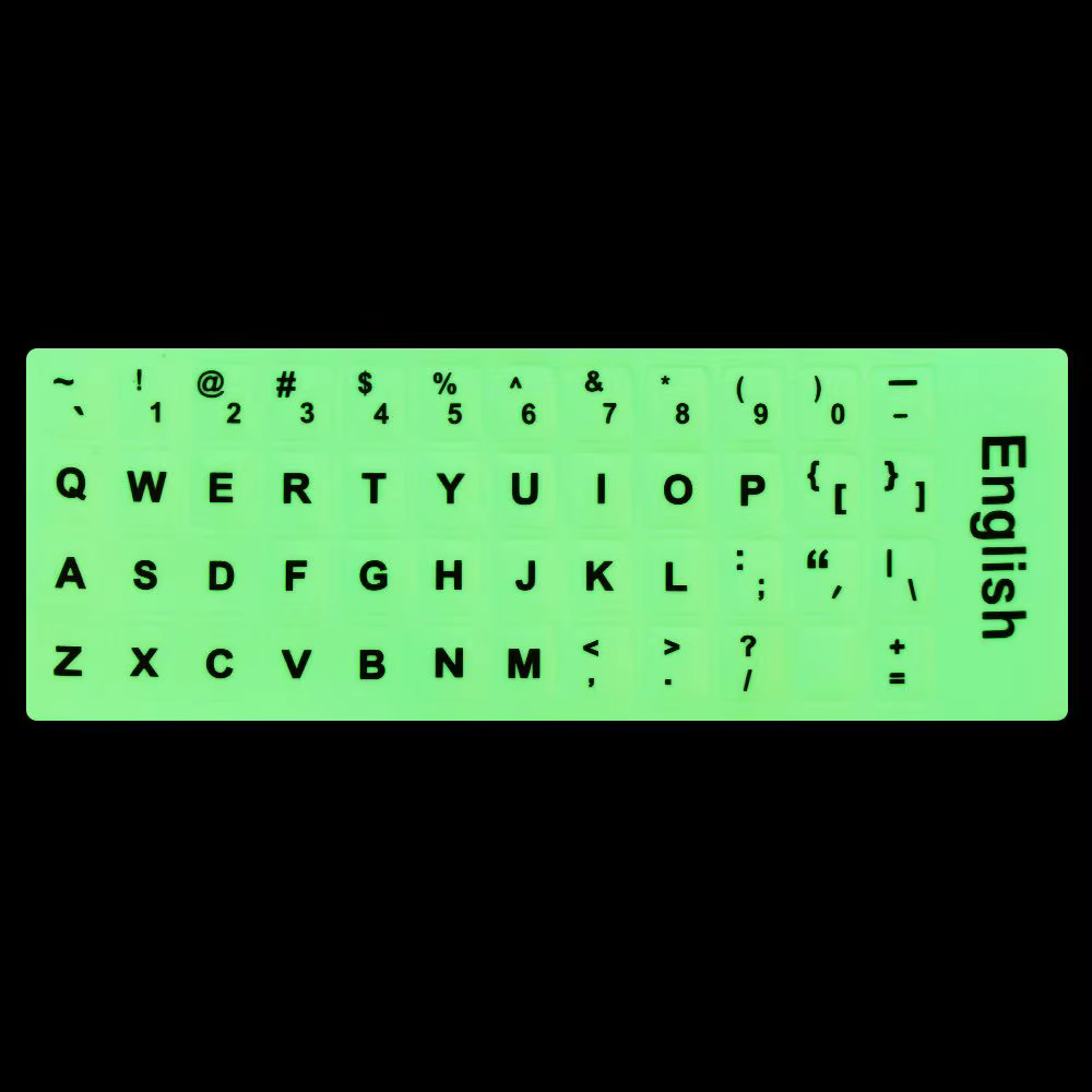 Shoous-Autocollants de clavier avec lettre