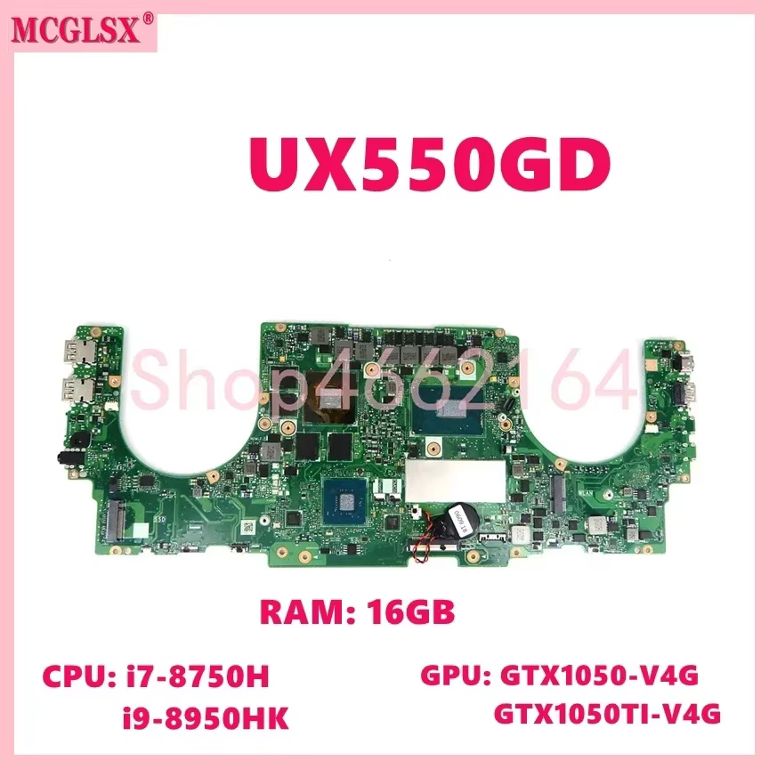 Carte mère pour ordinateur portable Asus UX550GD