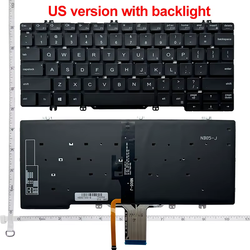 Nouveau clavier d'ordinateur portable américain pour DELL Latitude 3300 5200 5300 7200 7300 3301 7290 5310 7301 E7300 E5300 5300 2-en-1 P97G