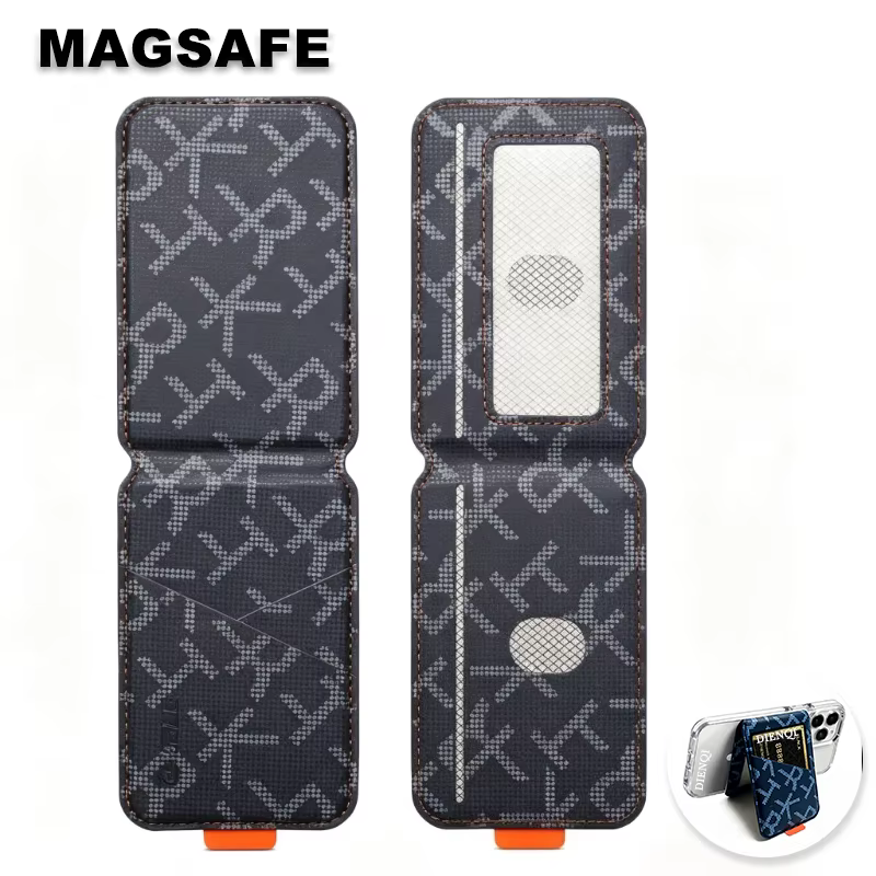 Porte-cartes de crédit Magsafe pour hommes, portefeuille minimaliste, étui de luxe pour cartes bancaires, mini portefeuille fin pour IPhone Pro Max Plus Cartera