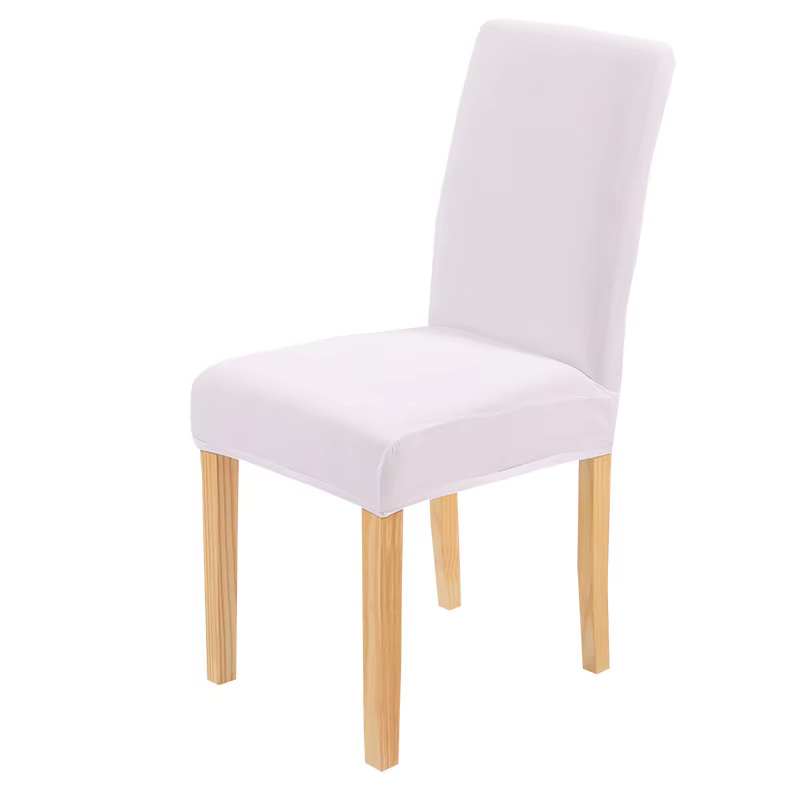 Housse De Chaise élastique De couleur unie, pour salle à manger, cuisine, mariage, hôtel, Banquet, Restaurant, housse De siège Anti-salissure