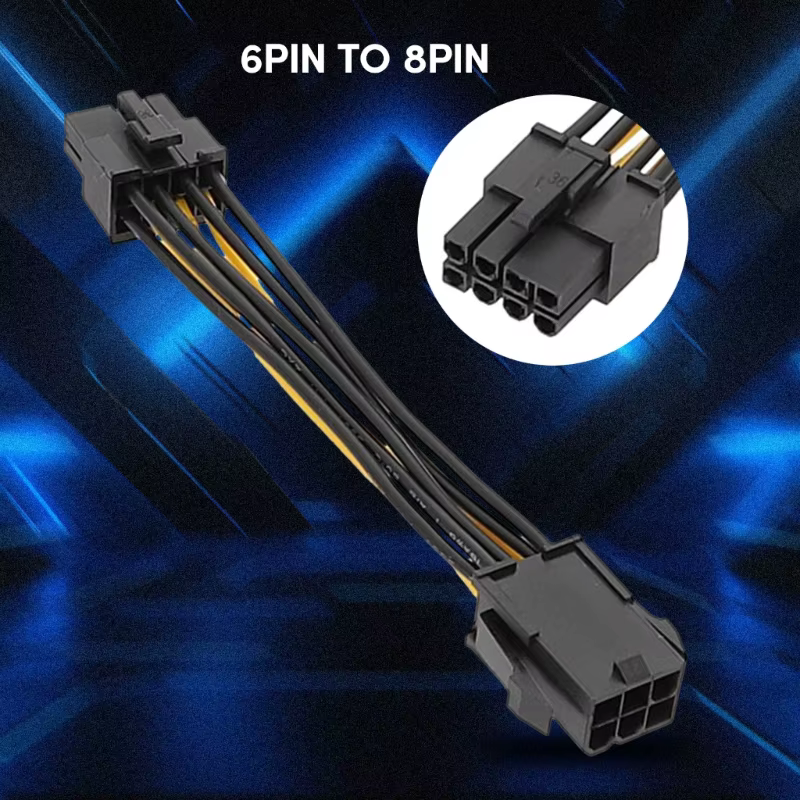 Câble adaptateur d'alimentation pour châssis de carte vidéo CPU