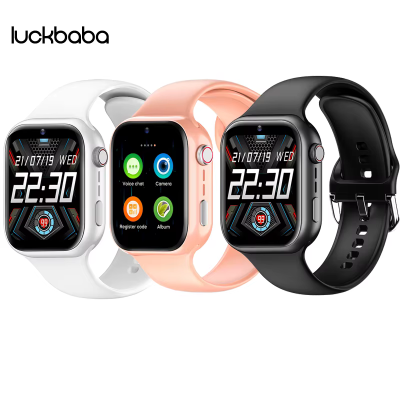 Smartwatch pour enfants, montre-bracelet pour enfants, appel vidéo, carte SIM, 4G, SOS, WiFi, localisation GPS, appareil photo, 1000mAh, garçons, filles