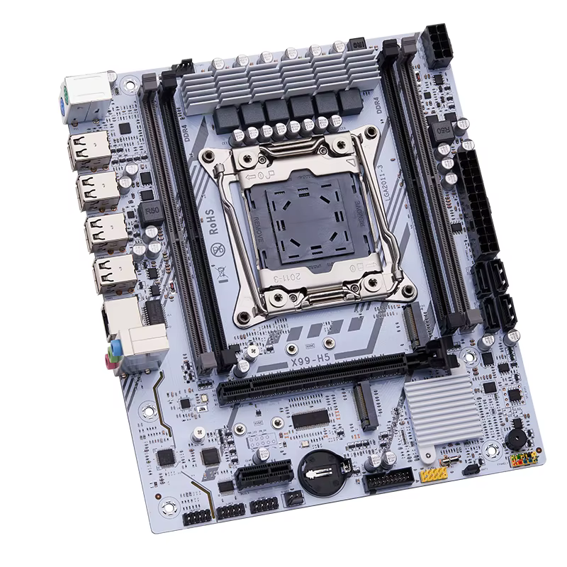 QIYIDA X99 Kit de carte mère LGA2011-3 Xeon E5 2680 V4 DDR4 16GB (2x8gb) PC4 SATA PCI16x3.0 NVME M.2 ordinateur de jeu